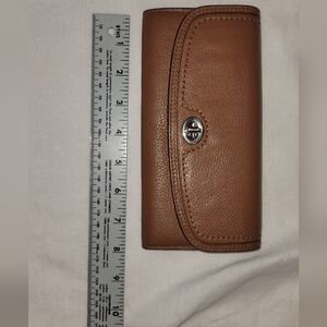 Clutch wallet, brown, COACH